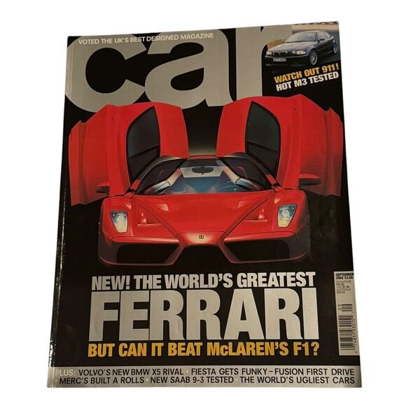 Car Magazines (3 Issues) 1999 & 2002 March February September Ferrari Euro Cars - Picture 4 of 8